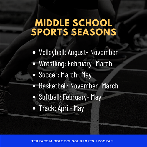 Middle School Sports Seasons